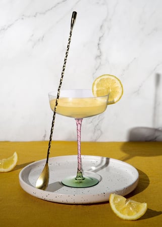 The Mia Pembe&Yeşil Kadeh 200 Ml-6'lı