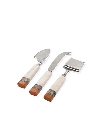 The Mia Mermer Peynir Bıçağı 3lü Set