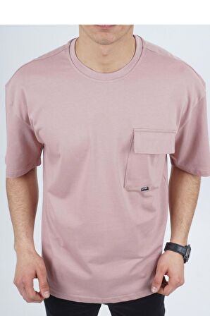 Dynamo Erkek Pudra Oversize 0 Yaka T-shirt 961 