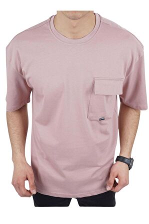 Dynamo Erkek Pudra Oversize 0 Yaka T-shirt 961 