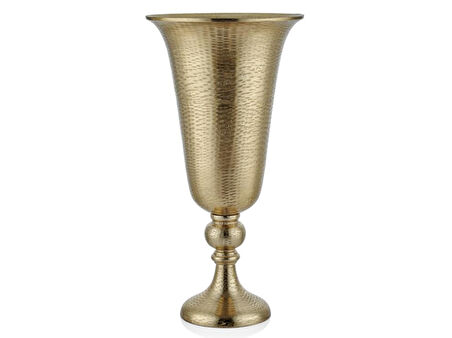 Lamedore Hammer Gold Büyük Vazo 30x30x57 Cm