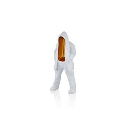 Lamedore Ghost White Gold Small Decor 10,5x6x23,5 Cm