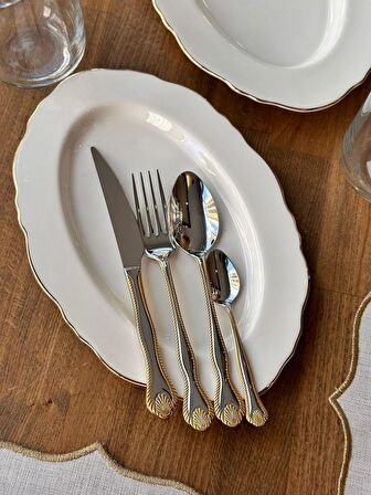 Rossev Elegance 195 Parça 12 Kişilik Yemek Takımı