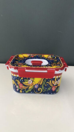 LAMEDORE FLAVOR KÜÇÜK DİKDÖRTGEN SAKLAMA KABI 18,5X14X10 CM