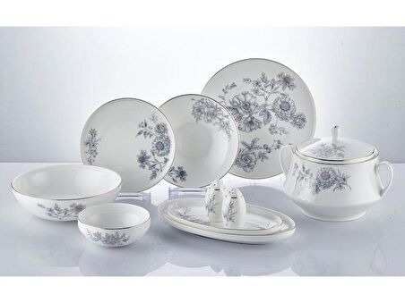 LAMEDORE UFO FLOWER 59PCS DINNER SET