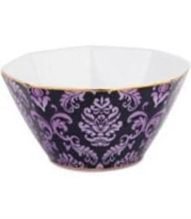 LAMEDORE TEA DELİGHT 12 CM KASE İRİS PURPLE BLOOMİNG BAROQUE 1 ADET