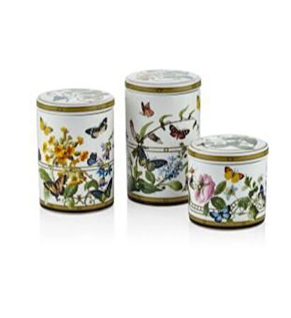 Lamedore Muse Garden 3Lu Kavanoz Setı 16Cm 13,8Cm 10Cm 1BSF-1902MG