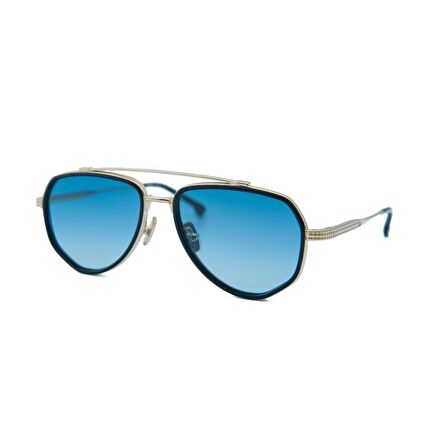 Kilian Immagine C2 Y3 55 Unisex Geometrik Gold Metal Güneş Gözlüğü