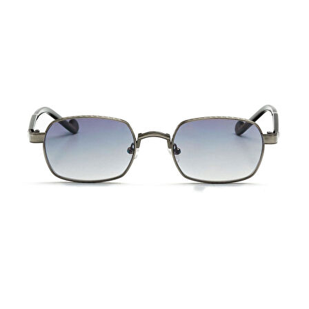 Redberry Java C2 52 Unisex Kare Gri Metal Güneş Gözlüğü
