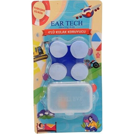Ear Tech Kulak Tıkacı Sılıkon 4 Lu