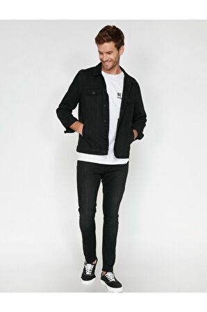 Erkek Siyah Micheal Jean Pantolon 0KAM43500LD