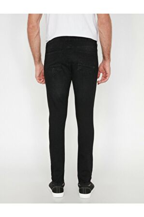 Erkek Siyah Micheal Jean Pantolon 0KAM43500LD