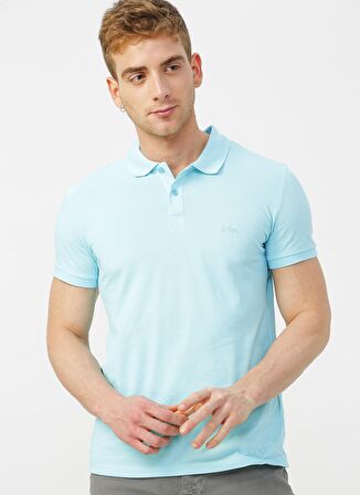 Lee Cooper Polo Yaka Turkuaz Erkek Polo T-Shirt