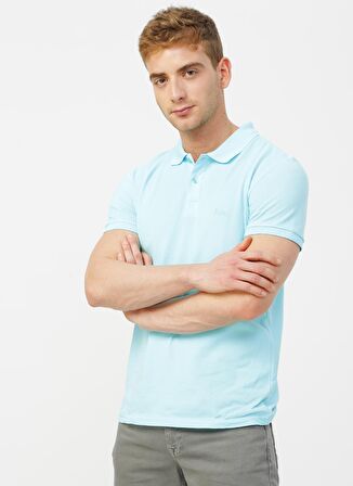 Lee Cooper Polo Yaka Turkuaz Erkek Polo T-Shirt