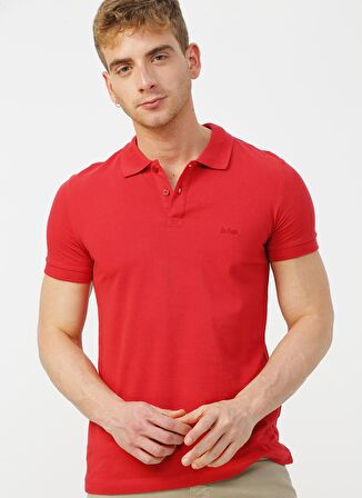Lee Cooper Twins Kırmızı Polo Yaka T-Shirt