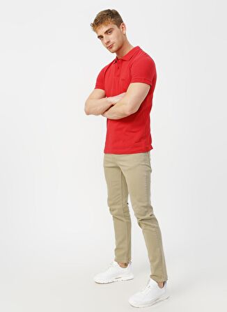 Lee Cooper Twins Kırmızı Polo Yaka T-Shirt