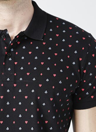 Lee Cooper Paper Siyah Polo Yaka T-Shirt