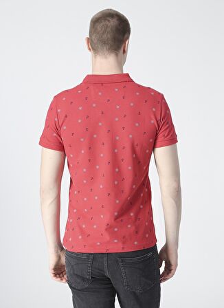 Lee Cooper Anchors Kırmızı Polo Yaka T-Shirt