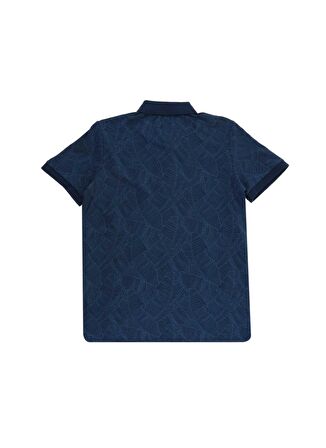 Lee Cooper 242047 Caesar İndigo Erkek Polo T-Shirt