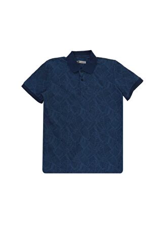Lee Cooper 242047 Caesar İndigo Erkek Polo T-Shirt
