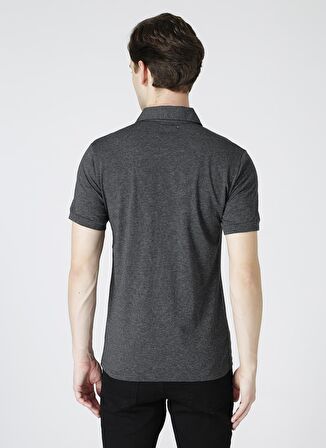 Lee Cooper Daker Antrasit Polo Yaka T-Shirt