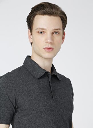 Lee Cooper Daker Antrasit Polo Yaka T-Shirt