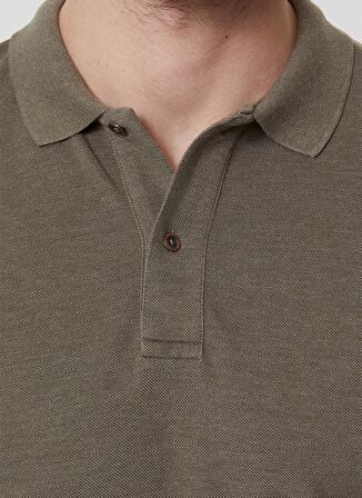 Lee Cooper Erkek Haki Polo T-Shirt