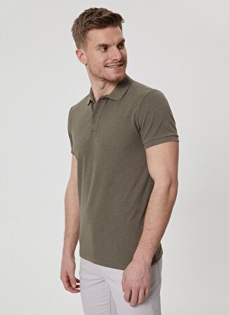 Lee Cooper Erkek Haki Polo T-Shirt