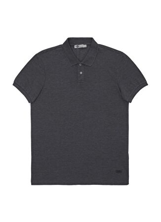 Lee Cooper Erkek Antrasit Polo Yaka T-Shirt