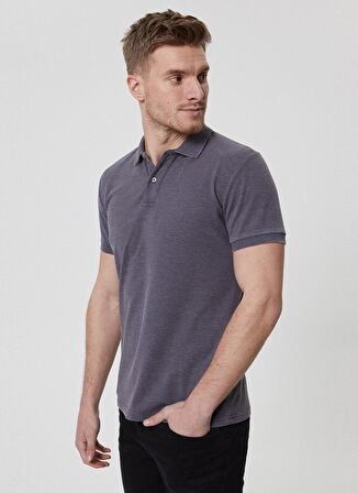 Lee Cooper Erkek Antrasit Polo Yaka T-Shirt