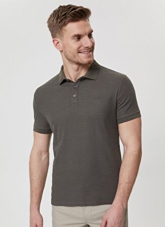 Lee Cooper Erkek Haki Polo T-Shirt