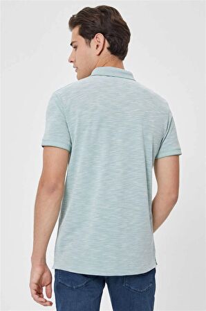 Jake Erkek Polo Yaka T-Shirt Pastel Yeşili