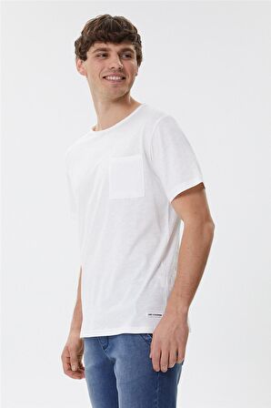 Lee Cooper Bisiklet Yaka Slim Fit Düz Açık Kahve Erkek T-Shirt - 222 Lcm 242042 Daniel