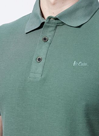 Lee Cooper Regular Fit Düz Haki ErkekPolo T-Shirt - 223 Lcm 242049 Tylen