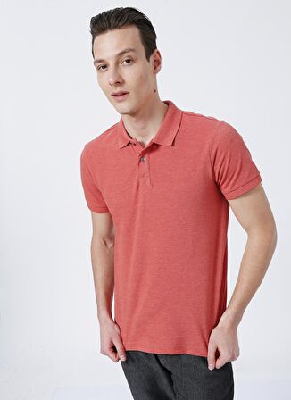 Lee Cooper Polo Yaka Düz Mercan Erkek T-Shirt 222 LCM 242056 MILESS K. MERCAN