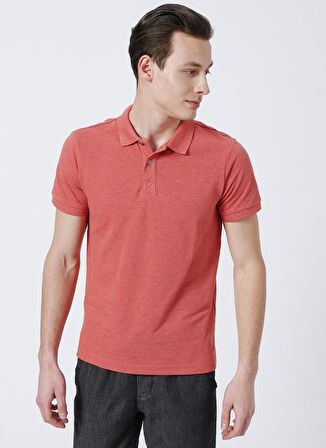 Lee Cooper Polo Yaka Düz Mercan Erkek T-Shirt 222 LCM 242056 MILESS K. MERCAN
