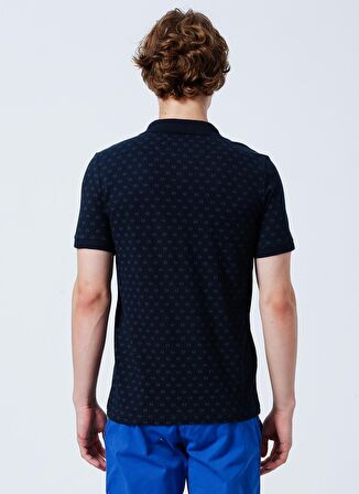 Lee Cooper Polo Yaka Desenli Lacivert Erkek T-Shirt 222 LCM 242061 MIXED