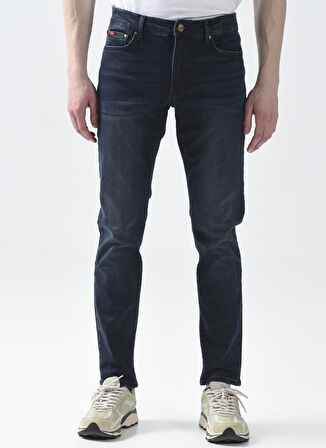 Lee Cooper Normal Bel Dar Erkek Denim Pantolon 231 LCM 121036 JAGGER ABIGAIL BLUE