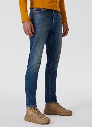 Lee Cooper Dar Erkek Denim Pantolon 231 LCM 121053 JACK MARTON BLUE MID