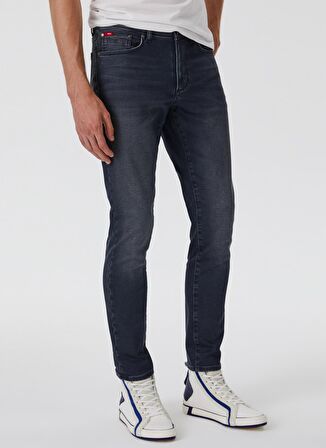 Lee Cooper Normal Bel Skinny Fit Erkek Denim Pantolon 231 LCM 121065 JEFF EASTER BLUE DAR