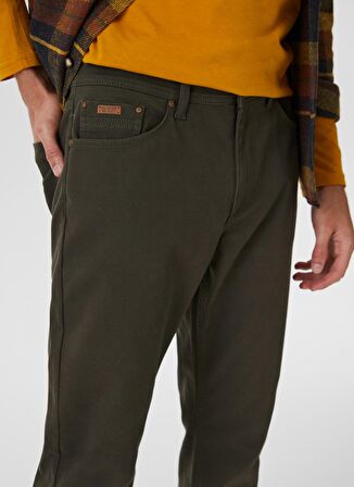 Lee Cooper Normal Bel Dar Haki Erkek Chino Pantolon 231 LCM 221001 JAGGER PORTER HAKÄ°