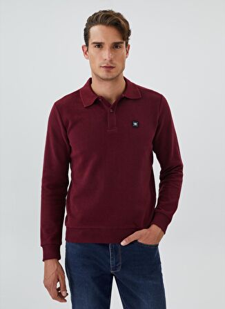 Lee Cooper O Yaka Bordo Erkek Sweatshırt 231 LCM 241010 NEWBLEND BORDO