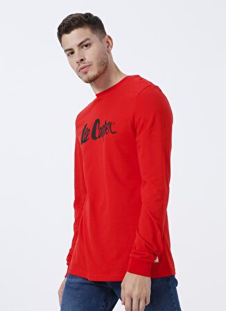 Lee Cooper O Yaka Baskılı Kırmızı Erkek T-Shirt 231 LCM 242003 ZAYNE