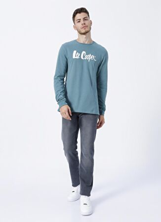 Lee Cooper O Yaka Baskılı Çağla Erkek T-Shirt 231 LCM 242003 ZAYNE