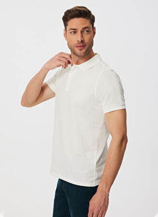 Lee Cooper O Yaka Beyaz Erkek T-Shirt 222 LCM 242079 HUGE BEYAZ