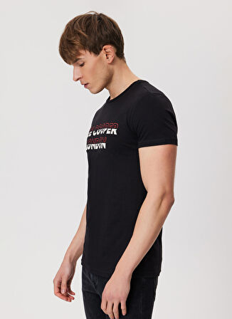 Lee Cooper O Yaka Siyah Erkek T-Shirt 222 LCM 242082 RAQUEL SIYAH