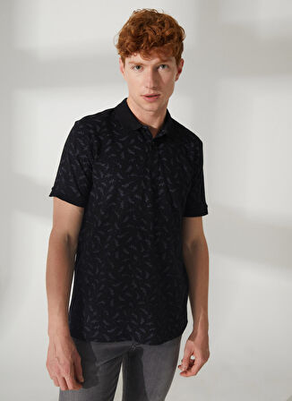 Lee Cooper Polo Yaka Siyah Erkek T-Shirt 232 LCM 242033 NEWPINE SİYAH