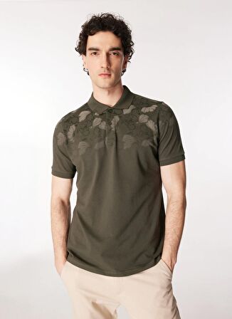 Lee Cooper Polo Yaka Haki Erkek T-Shirt 232 LCM 242049 SACE HAKİ