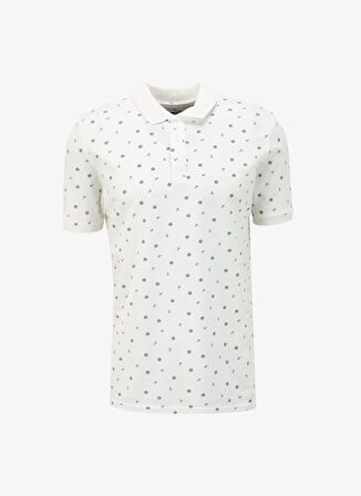 Lee Cooper Polo Yaka Koyu Beyaz Erkek T-Shirt 232 LCM 242034 NEWANDY OFF WHITE