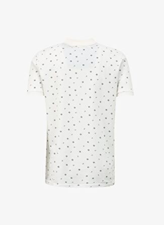Lee Cooper Polo Yaka Koyu Beyaz Erkek T-Shirt 232 LCM 242034 NEWANDY OFF WHITE